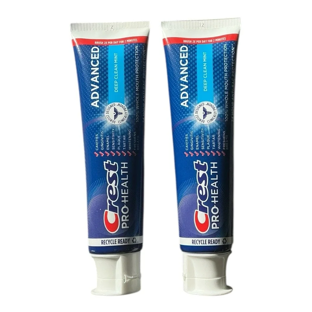 Crest Pro-Health Advanced (Deep Clean Mint) - Fluoride Toothpaste 2 Pack‎